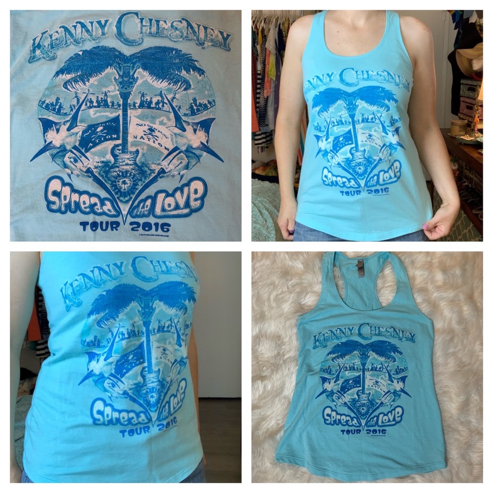Kenny Chesney Spread the Love Tour 2016 Tank Top Medium